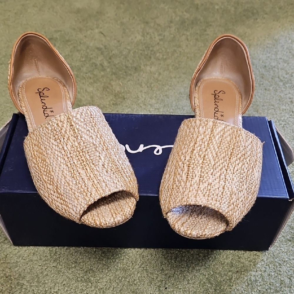 Salvatore Ferragamo Tan Woven Women's Shoes